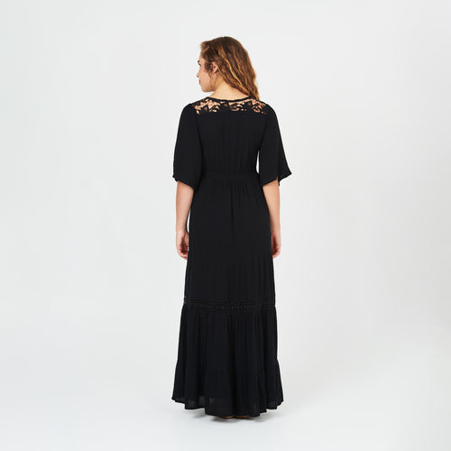 Empire Maxi Dress - Black