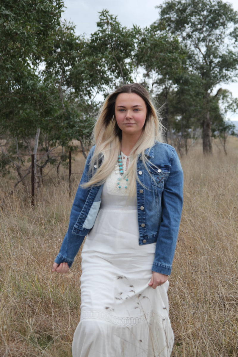 Blue denim jacket