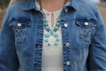 Blue denim jacket
