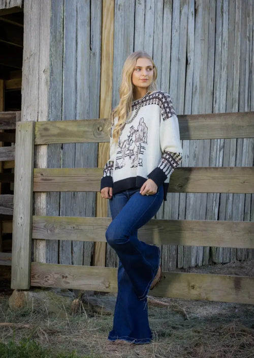 Calamity Jane knitted sweater
