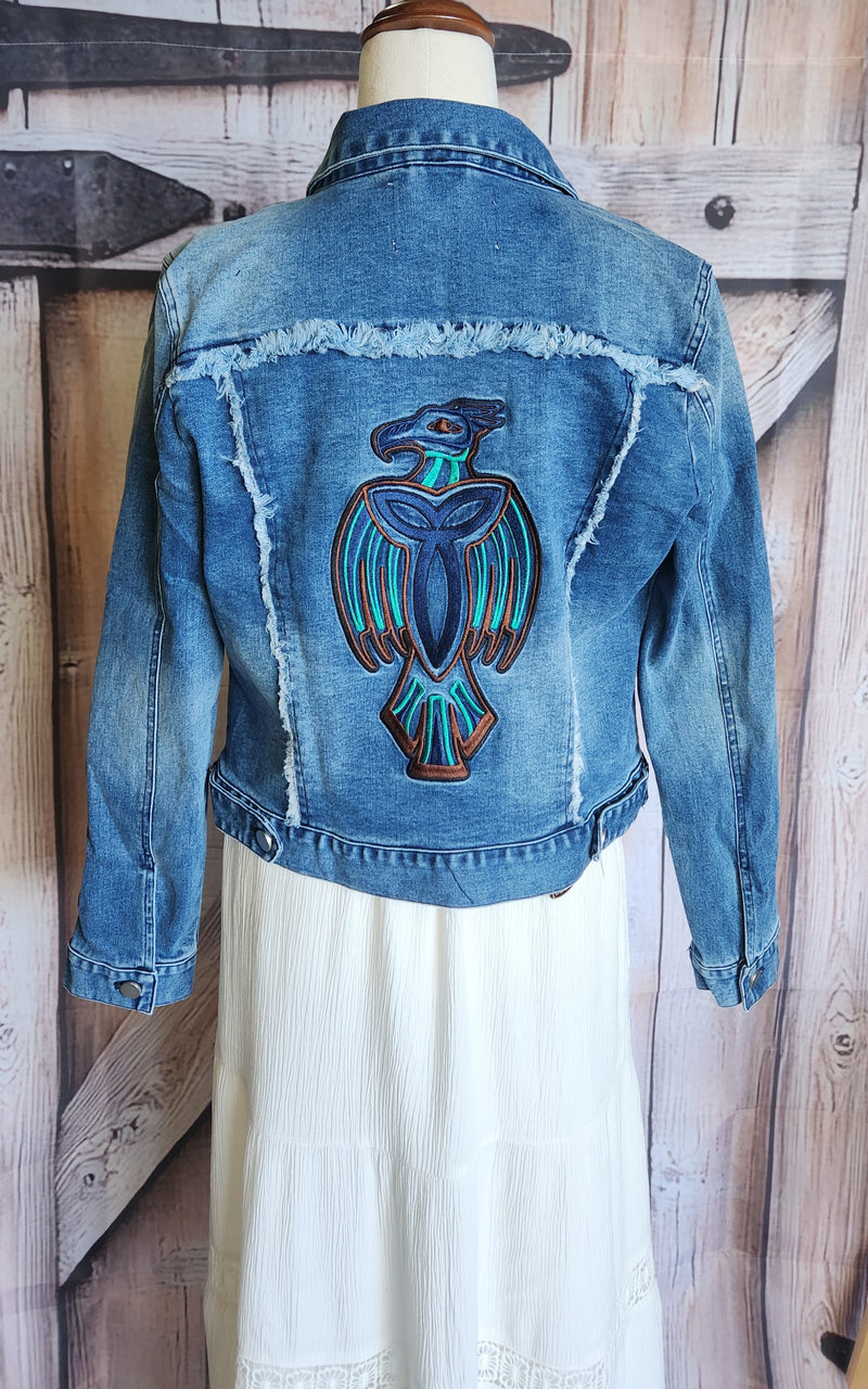 Blue denim jacket