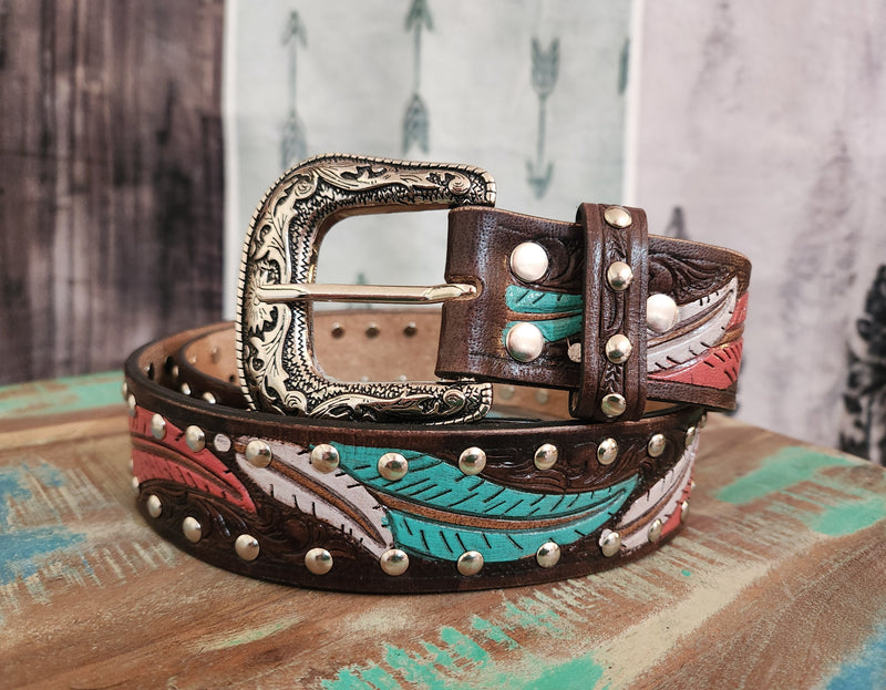 Cowgirl leather belt