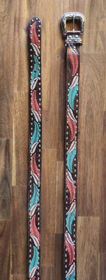 Cowgirl leather belt
