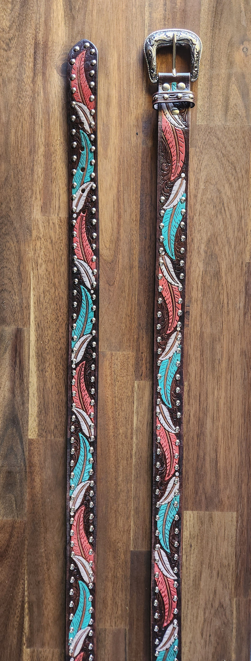 Cowgirl leather belt