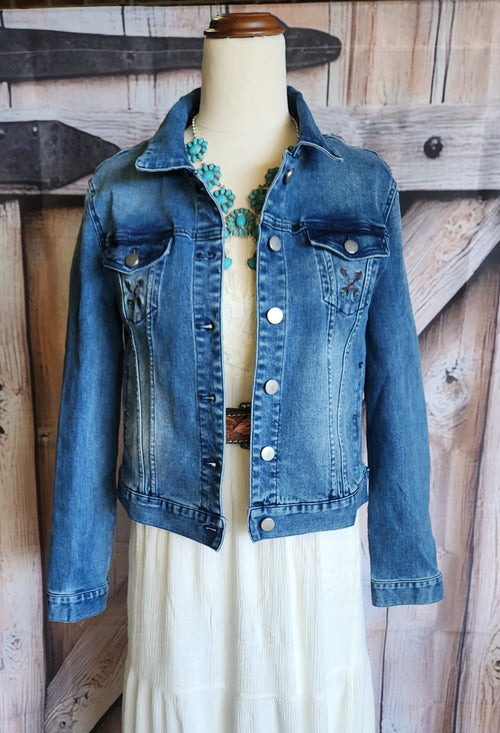 Blue denim jacket