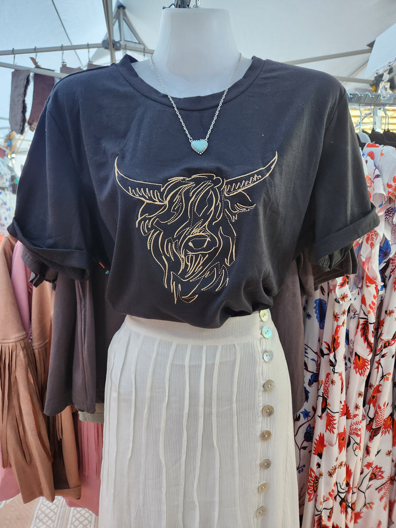 Highland cow T shirt