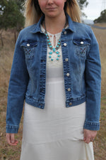 Blue denim jacket