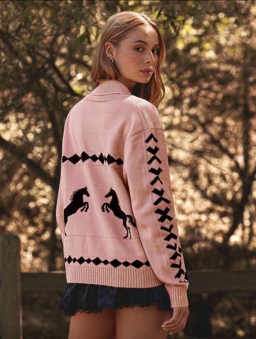 Horse cardigan